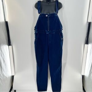 Univeral Standard Womens Dark Wash Denim Olivia Overall 4 Pockets 18/20
